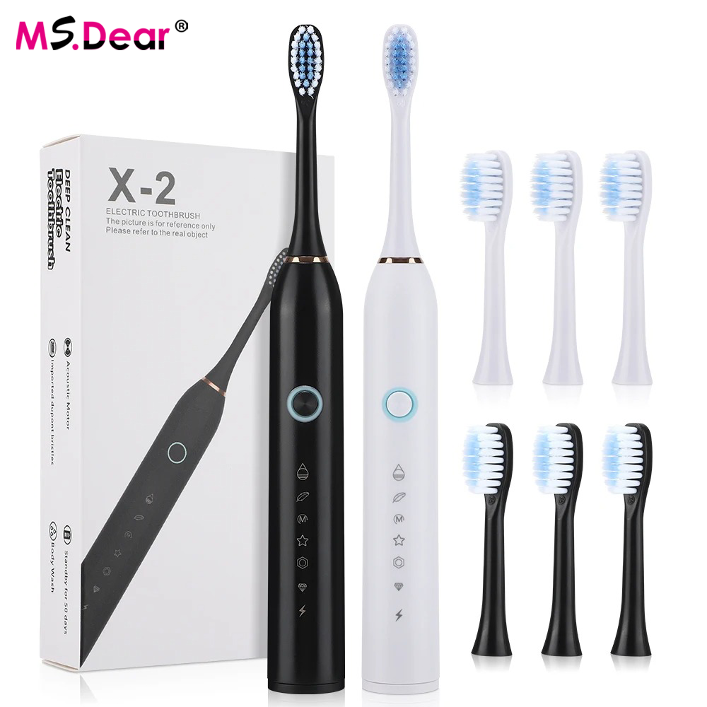Teeth Whitening Device - Intelligent Sonic Electric Toothbrush Adult Rechargeable