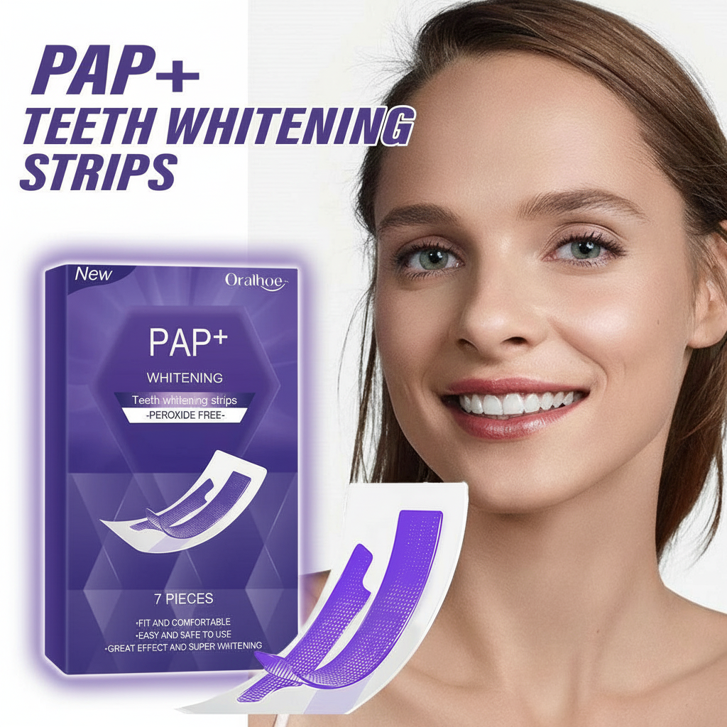 Teeth Whitening Foam - Purple Teeth Whitening Strips Bleaching Stains