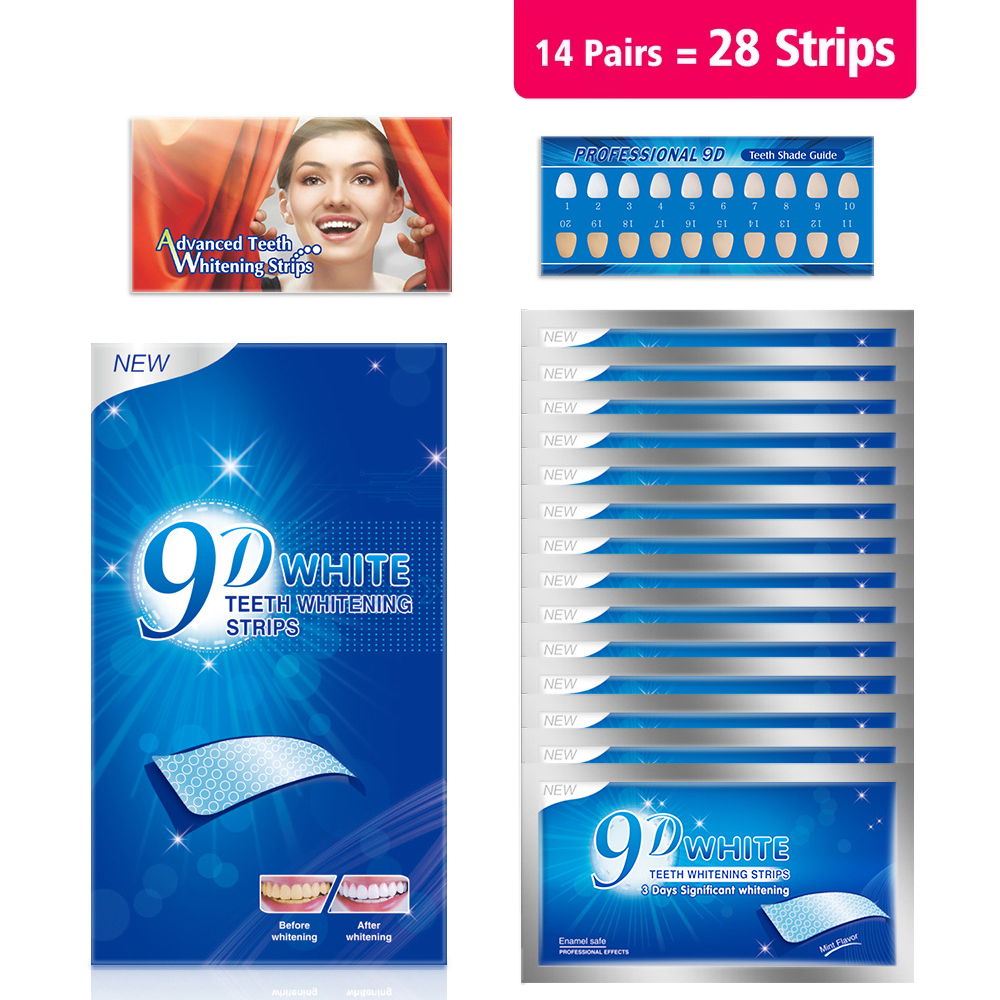 Fast Acting 3D 5D 9D Teeth Whi - Whitening Strip 3D 리뷰 및 가격