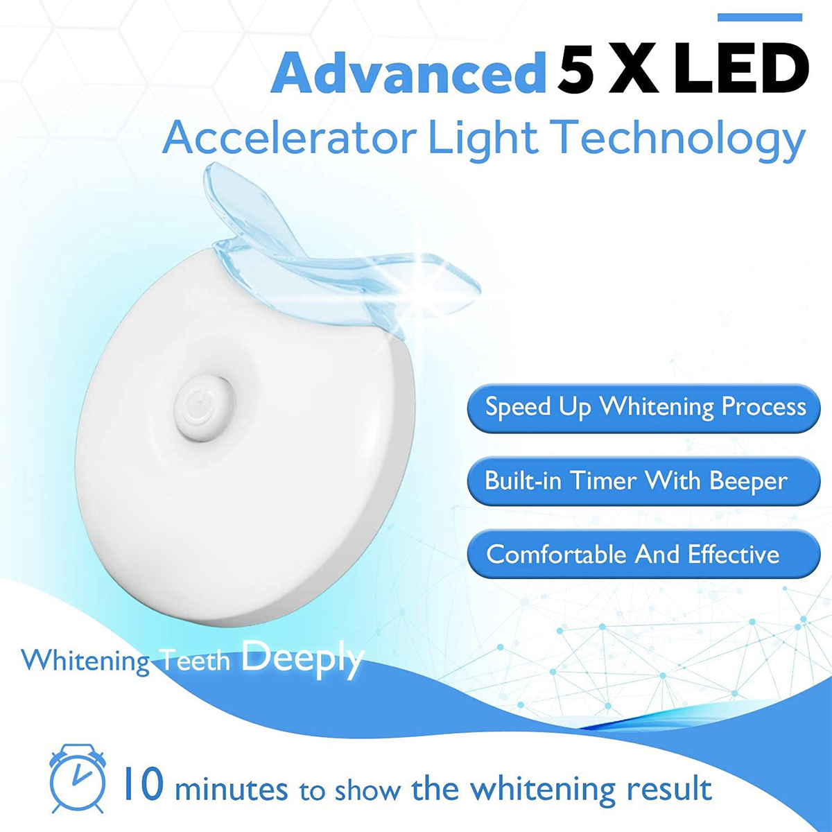 Teeth Whitening Kit - 5X LED L - Teeth Whitening Foam 리뷰 및 가격