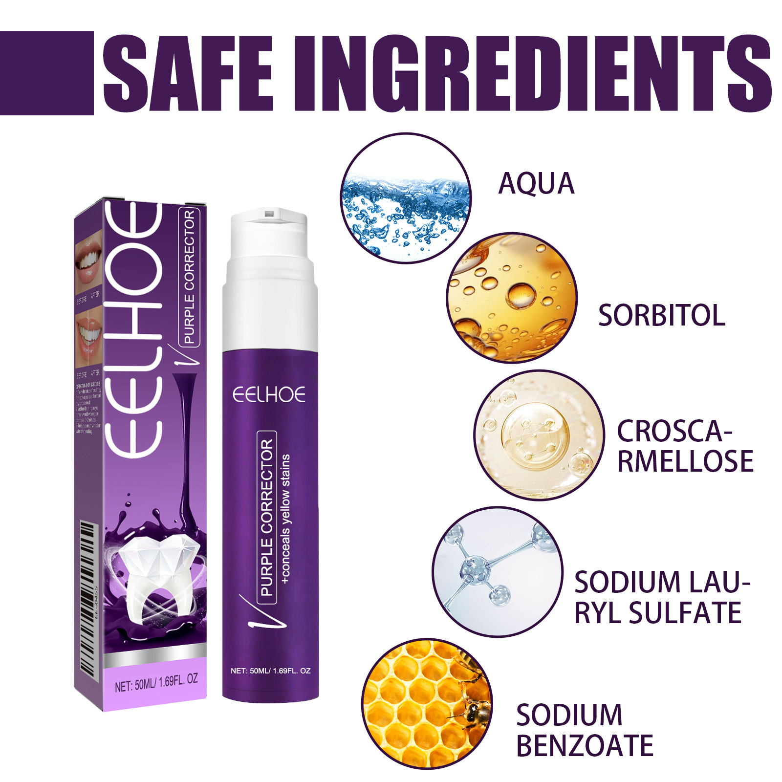 V34 Purple ToothpasteTeeth Whi - Teeth Whitening Foam 리뷰 및 가격