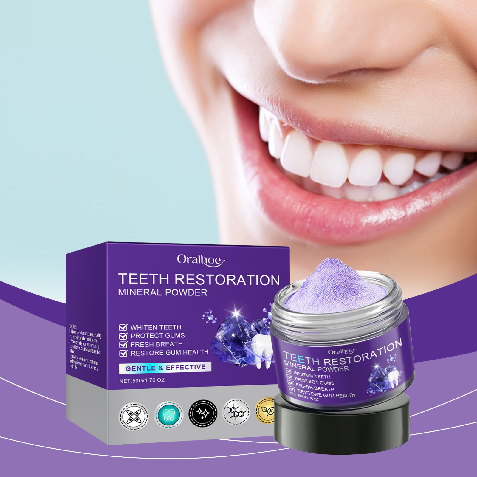 Teeth Restoration Mineral Powd - Teeth Whitening Ai 리뷰 및 가격