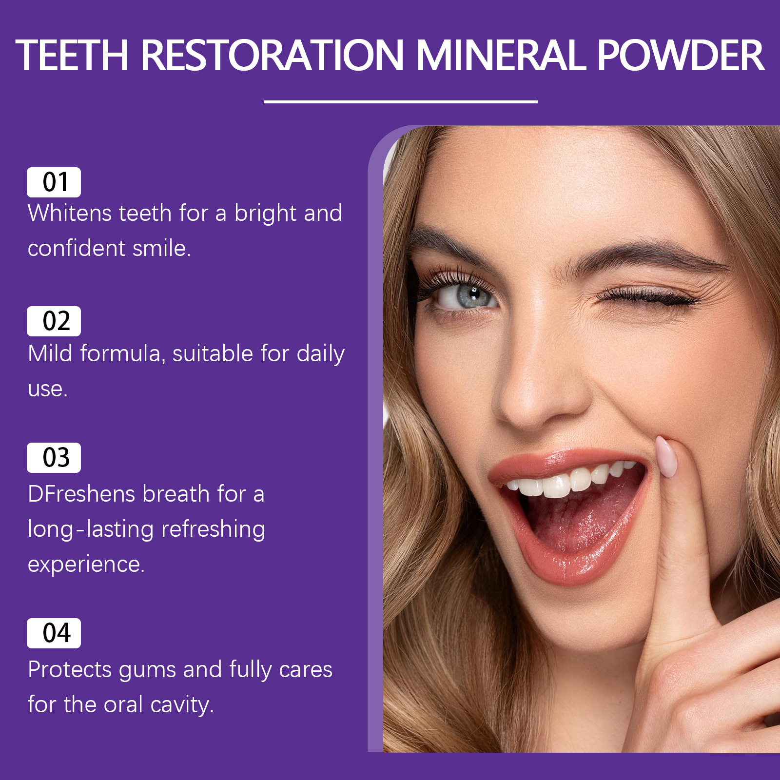 Teeth Restoration Mineral Powd - Teeth Whitening Ai 리뷰 및 가격