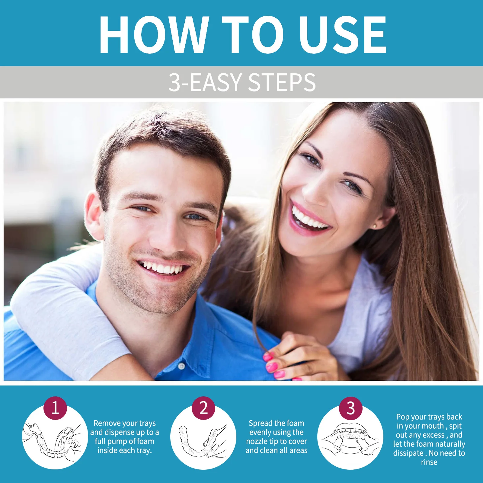 Aligner Denture Cleaner Foam D - Teeth Whitening Foam 리뷰 및 가격