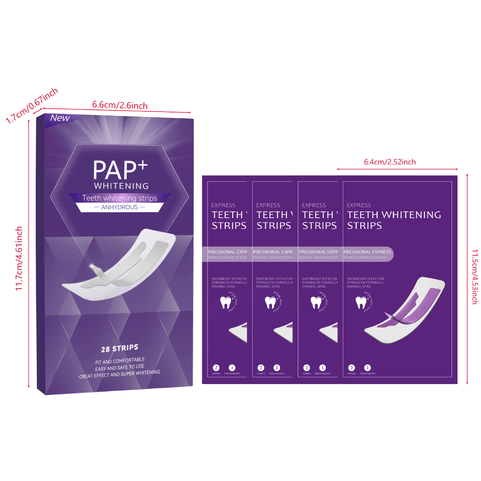 3D Dry Teeth Whitening Strips  - Whitening Strip 3D 리뷰 및 가격